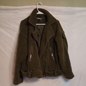 Xoxo Green Jacket Size Large